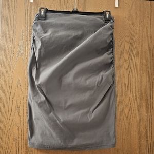 Grace Karin grey rouched pencil skirt size S
